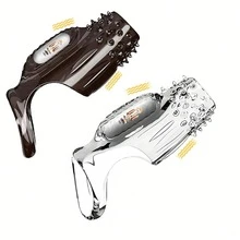 Wolf Fang Penis Vibrating Sleeve, G-Spot Vaginal Massager, Penis Enlargement Sleeve, Sex Toy, Clitoral Vibrator Massager,Sex Toys For Men Women Couples - 均碼 - 查看 1