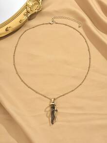 1 Pair Unique Minimalist Creative Hug Necklace, Suitable For Daily Wear For Women - Multicolor - View 2