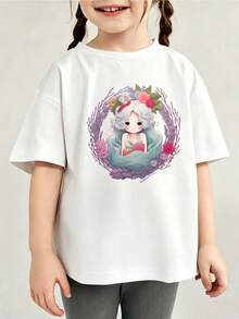 Young Girls T-Shirts - 白色 - 查看 6