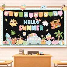Hello Summer - Tablero de anuncios para decoración - Verano - Ver 8