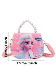 Túi xách và túi đeo vai hình công chúa Elsa trong phim Frozen của Disney, túi hoạt hình dễ thương dành cho bé gái, vật dụng cần thiết cho trường học, du lịch và chụp ảnh. - Nhiều màu - Xem 6