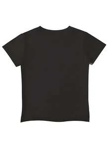 LZ250501 (47) Camiseta 2D con Estampado Plano y Letras de MÉXICO, Ideal para Uso Diario, Viajes Casuales, Eventos al Aire Libre, Perfecta para Verano, Ropa de Playa, Top de Manga Corta para Mujer, Diseñada con Estampados - Negro - Ver 2