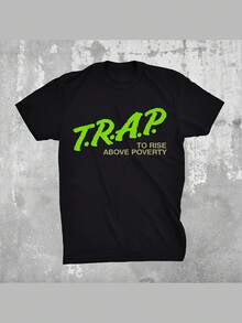 Camiseta unisex de manga corta, para hombreEscapadadePobrezaPatrónTCamisaTripulaciónCuelloTCamisaEléctricoVerdeyNegroInformalAjusteMáquinaLavableInspiradorRopaNegritaPatrónTCamisaCómodoAjusteLocalAlmacénEntregaDía de San ValentínDíaHombresRegaloRopaHombresCamisetashombre, , , Dazymujer,romwehombres, bohochic,maestrasregalos,camisetaparaconjuntos de mujercon curvasparamu,y2k, - Negro - Ver 6