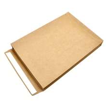 10pcs/30pcs Double-Sided Adhesive Hook And Loop Kraft Paper Packaging Bags, A4 Document File Folder - Sticky Notes - View 5