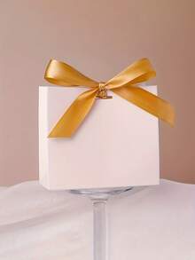 DIY Mini Gift Bag Set - Blank Wedding Gift Boxes - Birthday Party Packaging With Ribbon - - Paper - Wedding Gift Boxes - Decorative Tassel Details - Durable Gift Boxes - Gift Boxes - Christmas - Multicolor - View 2