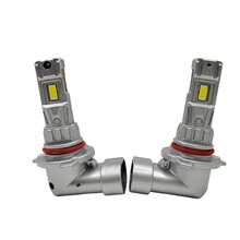 2入 Q1 35W LED 頭燈燈泡 H1 H4 H7 H11 9005 9012 1:1 迷你插即用汽車頭燈 - Q19005 - 查看 16