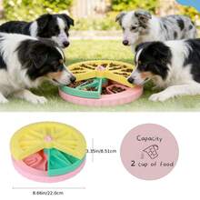 3-Layer Interactive Pet Slow Feeder Puzzle Bowl For Dogs & Cats, Anti-Choke Design, Mental Stimulation Pet Feeding Toy Alternative, Non-Slip Base - Nhiều màu - Xem 11