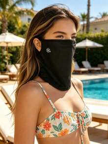 Summer Sun Protection High-Value Ice Silk Sun Mask, Women's Neck Protection Style, UV Protection, Breathable And Cool, Suitable For Outdoor Commuting, Cycling, Sun Protection, Ear-Loop Design, Driving Mask, Breathable Silk Fiber Fabric, Holiday Gift. - Multicolor - View 13