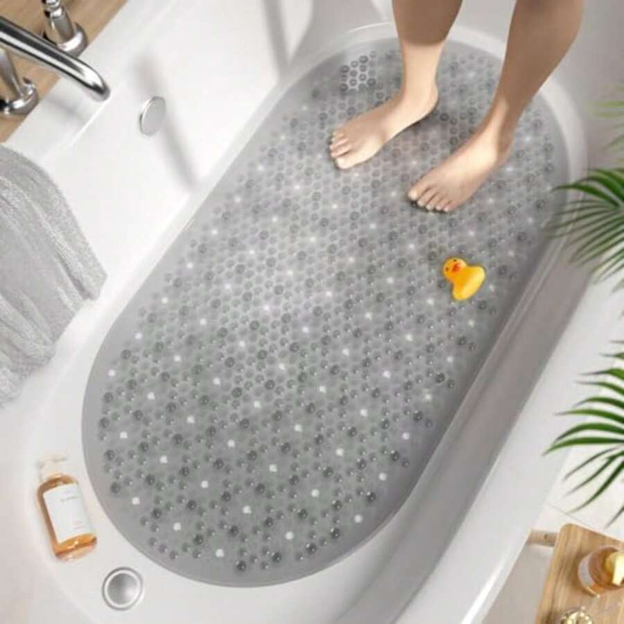 Bathtub Mats - Gray - View 1