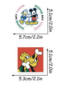 Disney | 50 Miếng Dán Hình Chuột Mickey và Bạn Bè Minnie Goofy Hoạt Hình Dễ Thương Vui Vẻ Tự Dán Trang Trí Xe Hơi, Sổ Nhật Ký, Tủ Lạnh, Vali, Điện Thoại, Máy Tính Xách, Sổ Sổ Kế Hoạch, Bình Nước, Hành Lý, Ván Trượt, Hình Dán Graffiti, Quà Tặng Vui Nhộn Cổ Điển, Ngày Lễ Tạ Ơn, Giáng Sinh, Sinh Nhật, Năm Mới, Tiệc Trường Học, Thiệp Chúc Mừng, Trang Trí Nhà Cung Cấp - 1 Set - Xem 7