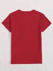 Casual EssentialYS031681, Victoria Day, Queen Victoria, Canada, Canada, T-Shirt With The Phrase "Don't Mistake Kindness For Weakness", Canada, Printed T-Shirt With Canadian Priority Letter Pattern, Comfortable Short Sleeve Round Neck T-Shirt, Suitable For Summer And Spring Wear, Soft Cotton Everyday Wear For Women In Summer. - 紅色 - 查看 3