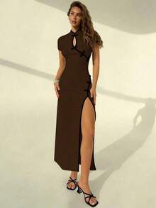 Women Midi Dresses - Multicolor 3 - View 6