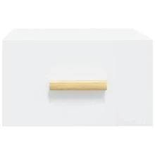 mesa de cabeceira de parede branca vidaXL 35x35x20 cm - Multicolorido - Ver 4