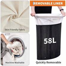 Pop-Up Laundry Hampers - Black - View 2