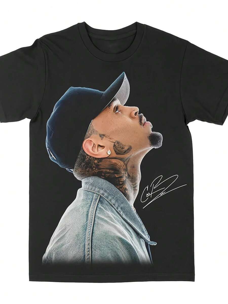 Camiseta unisex de manga corta, para hombreVistasGráficoCamiseta-220 gramosCalorTransferenciaImpresoTeeconFirmaRetrato&AutógrafoDiseño,RelajadoAjusteCortoMangaCamisaparaInformalDesgaste,PlayaVacaciones,Cumpleaños&MadresDíaRegalos,RegaloIdea,RedondoEscote,TranspirableFabricplayerashombre, , , Dazymujer,romwehombres, bohochic,maestrasregalos,camisetaparaconjuntos de mujercon curvasparamu,y2k, - Negro - Ver 1