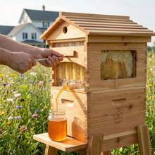 Flow Bee Hive Starter Kit – Complete Automatic Beekeeping Box Set For Beginners – Easy-To-Use Beehive With All Essential Accessories(Bottom Stand Not Included) - default - View 1