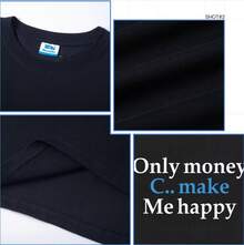 Camiseta de Mujer con Diseño de Profesora de Matemáticas - Divertido diseño con símbolo π y chiste matemático, 100% algodón puro, ligera, 180 gsm, de manga corta y cuello redondo, estilo casual, adecuada para el verano, lavable a máquina. ROHK - Negro - Ver 5