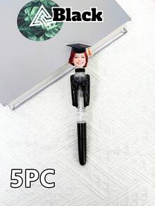 1/3/5支個性化畢業帽造型壓克力裝飾原子筆 - 可客製化照片裝飾擊擊筆，創意互動紓壓筆，適合開學用品、趣味筆，擊擊愛好者的完美禮物，學校用品、生日、週年紀念、聖誕節、感恩節、新年、派對裝飾、辦公室與學校用品、鉛筆盒與馬克筆盒 - 多色-學士帽 - 查看 23