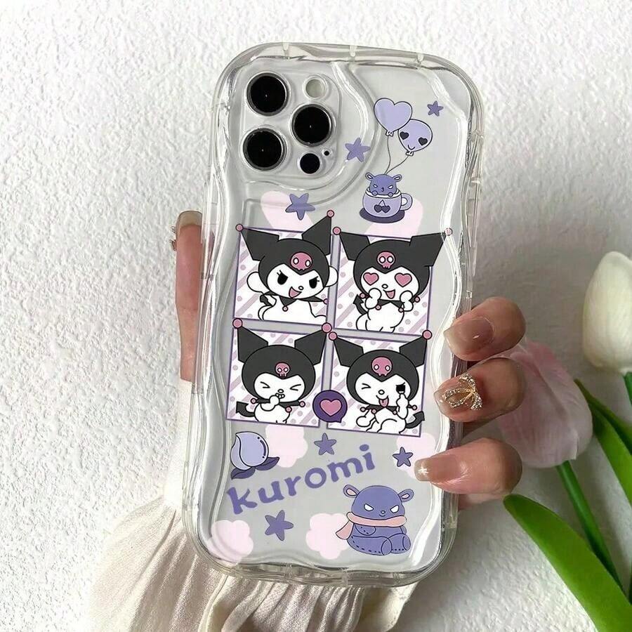 SANRIO サンリオカードホルダー払いきスマホケース  16 Pro Max/16 Plus/16 Pro/16/15 Pro Max/15 Plus/15 Pro/15/14 Pro Max/14 Plus/14 Pro/14/16E/13 Pro Max/13 Pro/13/12 Pro Max/12 Pro/12/11 Pro Max/11を使う - 透明5 - チェックする 1