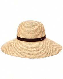 Bruno Magli Wide Brim Round Crown Straw Sun Hat - Multicolor - View 1