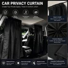 Rèm che nắng và cách nhiệt cho ô tô. Vách ngăn riêng tư cho ghế trước và ghế sau trong xe. Rèm che nắng cho xe RV. Rèm xe dùng trong ô tô. - A - Xem 1