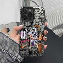 An Anime Phone Case: Hot-Blooded Hat King Anime Phone Case Suitable For  17 16e 16 15 14 13 12 11 Mini Pro Max Air X XR XSMAX 8 7 Plus Anti-Fall Matte Back Cover  17 Case Scover De  17 Pro Max  17 Pro Max Case  Case  16 Case - 混合顏色 - 查看 1