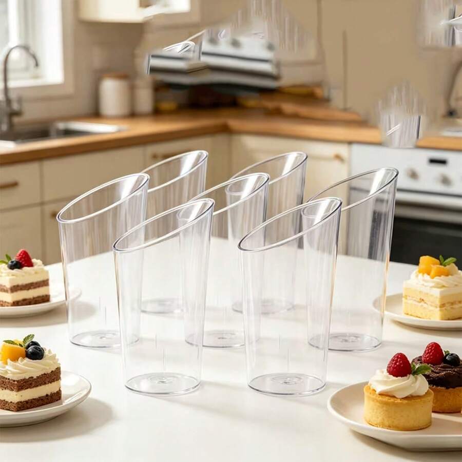 1/10/20/30/40/50/60/100/120 chiếc Cốc mini góc cạnh sáng tạo, Cốc tiệc, Hình dáng độc đáo, Thích hợp cho nhiều loại đồ uống (Cà phê, Trà sữa, Trà trái cây), Bữa tối gia đình, Tụ họp bạn bè, Giáng sinh, Halloween, Đồ dùng uống tiện dụng, Chúc mừng năm mới, Ngày lễ tình nhân, Lễ Phục sinh, Đám cưới, Ramadan, Lễ hội Carnival, Lễ hội Carnival Cologne - Trong sáng - Xem 1