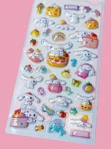 3D Cube Stickers, Cute Cartoon Embossed Stickers, Scrapbooking Decorations, Sealing Stickers, Kids Fun Stickers, Tile Stickers, Cartoon Anime Gifts, Kids Stickers, Cubic Holiday Party Birthday Graduation Christmas Thanksgiving Gifts, Random Cute 3D Dot Stickers, Cute Cartoon Animal Design Kids Gifts, Soft Toys, Stress Relief, DIY Phone Case Decor, Removable Reusable, Some Designs May Have Color Difference - Multicolor - View 7