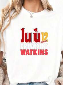 Camiseta de Mujer Juju Freakin Watkins Juju Watkins de Algodón Puro - Blanco 1 - Ver 11