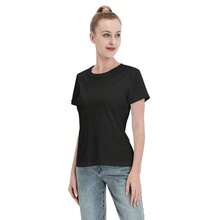 Camiseta Casual Deportiva para Mujer con Estampado de Casco de Fútbol Americano y "Purple & Golden Vibes Only" - Manga Corta, Cuello Redondo, Top Cómodo de Verano para Todas las Temporadas, Ropa Casual |   Top con Temática de Fútbol |   Ajuste cómodo, camisetas de fútbol blancas CLL-4829100% algodón, duraderas - Negro - Ver 2