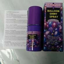 30 ml Spray brillant pour ballons - Spray brillant pour ballons en latex, spray brillant pour atmosphère de ballons, spray brillant anti-oxydant longue durée pour texture de surface de ballon, rehausseur de brillance pour ballons - Prune - Voir 9