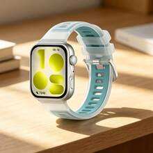 1件酷夏系列腕帶，相容於 Watch Fit 3 4 Pro Fit5pro，軟矽膠運動手錶錶帶手環 - 彩色 - 查看 5