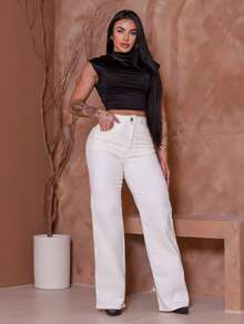 Wide Leg - สีขาวนวล - ดู 7
