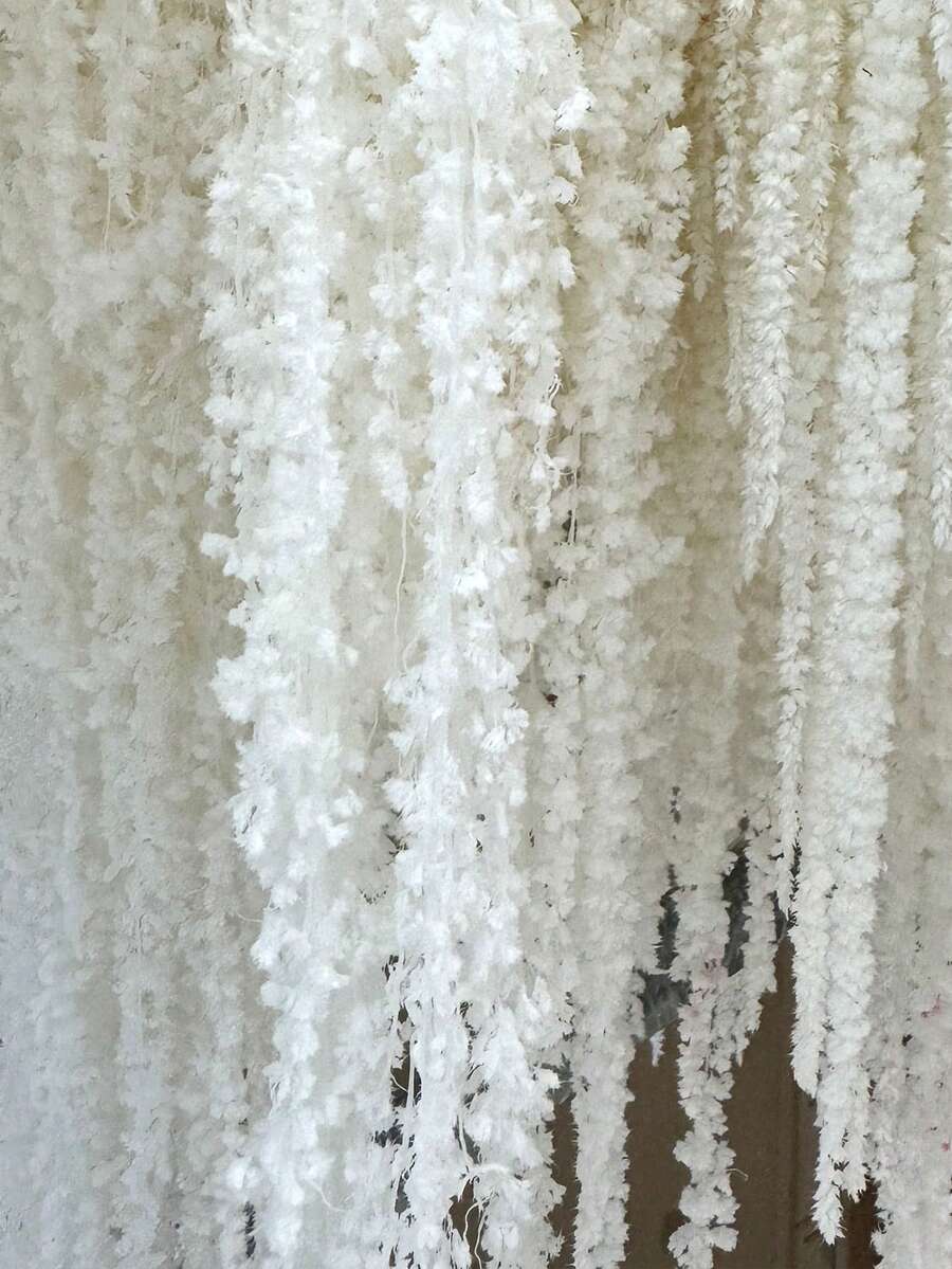 1/2/3/4/5件人造吊掛式莧花,花藝裝飾,吊掛花卉裝飾,婚禮拱門裝飾,背景裝飾 - 白色 - 查看 1