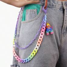 #Phụ kiện mùa hè# #Trang phục mùa hè# #Chuỗi Y2K# #Chuỗi acrylic# #Móc treo túi# #Chuỗi trang trí denim# #Phong cách mùa hè ngọt ngào & mát mẻ# #Phụ kiện mùa hè độc đáo#Trang phục mùa hè - Nhiều màu - Xem 2