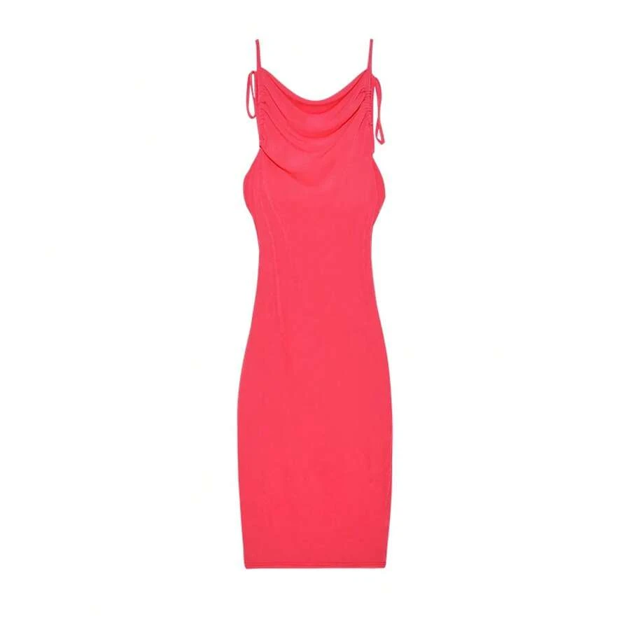 Women Maxi Dresses - Rose - View 1