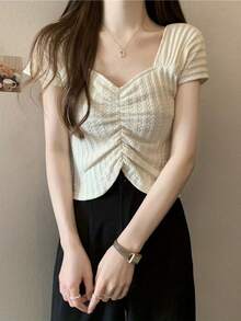 Women Tops - Apricot - View 1