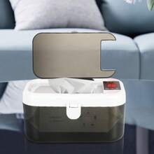 Wipe Warmer, 3 Temperature Modes, 55/60/65 Celsius, Compatible With 80 Wipes, With Light - 卡其色 - 查看 2