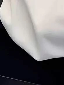 Camiseta de manga corta para mujer, corte regular, primavera/verano, cuello redondo simple, moderna, holgada, versátil, informal, con estampado de letras, para uso diario casual de verano. - Blanco - Ver 6