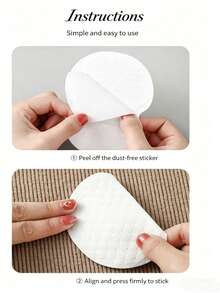 1/10/50/100PCS Disposable Underarm Sweat Patches, Ultra-Thin Invisible Armpit Sweat Pads, Breathable Comfortable Odorless Sweat Absorbing Stickers, Unisex Anti-Sweat Underarm Liners For Sports, Travel, Summer, Wedding, Daily Outdoor & Garden Use - Upgraded - View 8