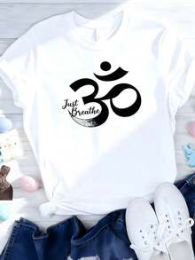 Women'S Casual Crew Neck Sweatshirt With Just Brea_2-3Pure-Cotton - Blanco 1 - Ver 4