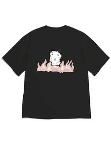 Women T-Shirts - Black - View 6