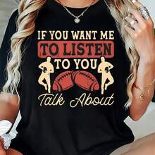 Camiseta de mujer de 1962 con cuello redondo y manga corta; camiseta de fútbol americano; camiseta vintage, camiseta de mascota del equipo, domingo - negro - Ver 2