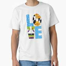 Toy T-Shirt, Love Classic 220g. Essential Unisex Cotton T-Shirt, 220g Of Unique Softness. Designed To Fit All People, Men And Women Alike. Durable, High-Quality Fabric, Ready For Any Cut, Delicate To The Touch But Built To Withstand. Lightweight Tops For Women, Perfect For Autumn Outfits, Vacation Wear, And New Year's Costumes. - 白色 - 查看 1