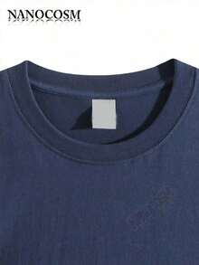 [100% Algodón] Seguiremos jugando a Eye Tag o te vas a meter en problemas - Camiseta con estampado de tu chico - Camiseta viral para fiestas, bares y discotecas - Unisex para mujeres y hombres, uso diario en el campus - Azul Marino - Ver 5