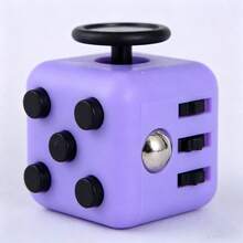 1pc Multi-Functional Stress Relief Cube Fidget Toy, Student & Adult Anti-Anxiety Vent Toy, Mini Pocket Cube For Office & School Boredom Relief - Multicolor - View 7