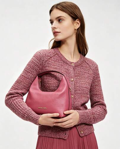 Michael Kors MK Ember Women's Shoulder Bag Crossbody Bag Stylish Handle Handbag With Adjustable Strap