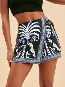 Plus Size Shorts - Multicolor 9 - View 5