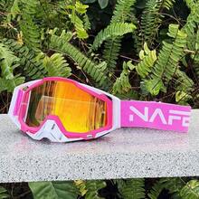 C2 Pink and White Frame/red Lens