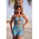 Traje de baño azul 9350